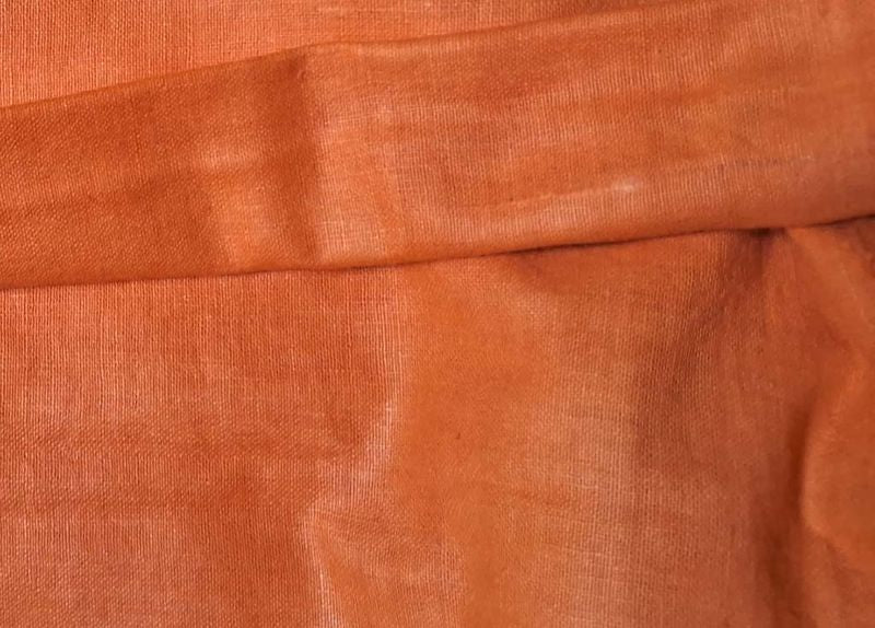 Saffron Plain DT Dyed Cotton Fabric