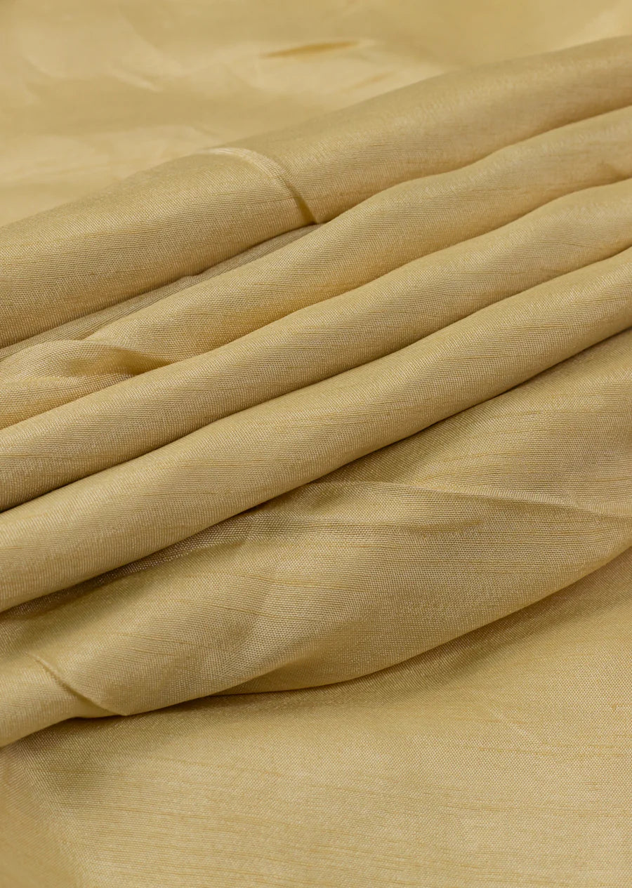 Dark Beige Plain Viscose Dola Silk Fabric (Wholesale)