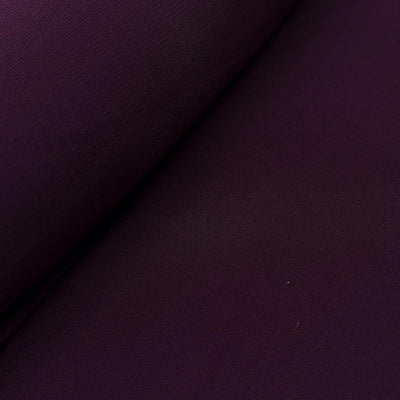 Plum Purple Plain Heavy Fox Georgette Fabric