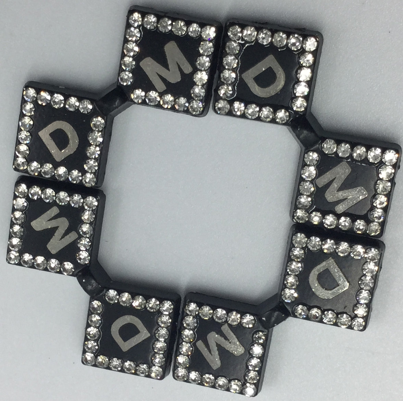 Black & Silver Alphabet Stickers