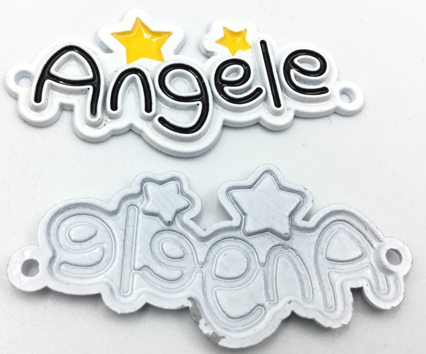 Black & White Angele Badge