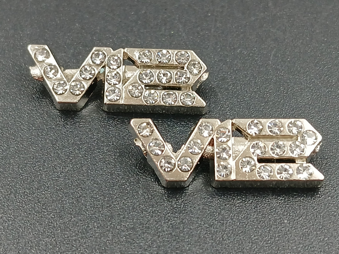 Nickle Stone Rectangular Shape Badges