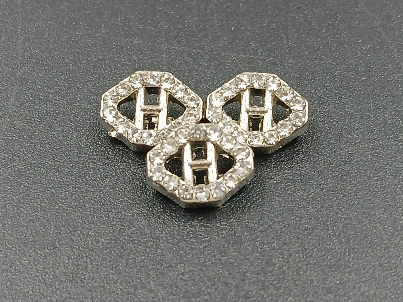 Silver H Shape Badges