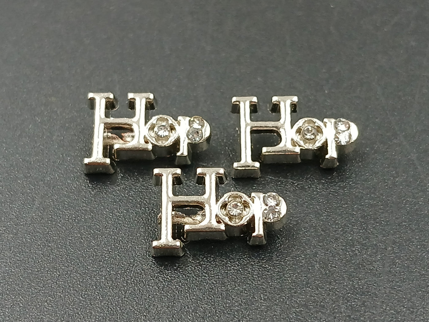 Nickle Stone Rectangular Shape Badges