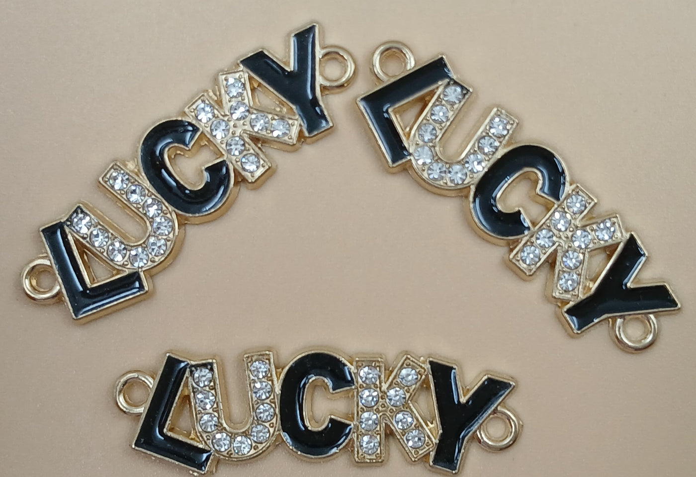 Black & Golden Lucky Badge