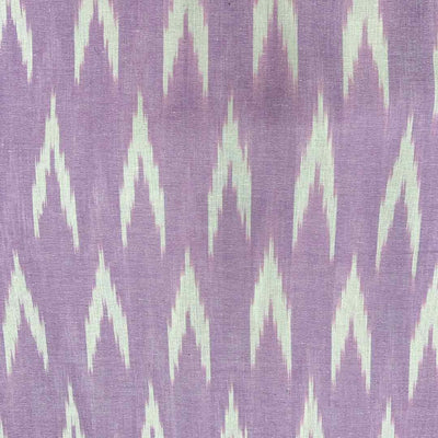 Light Purple Chevron Cotton Ikat Fabric