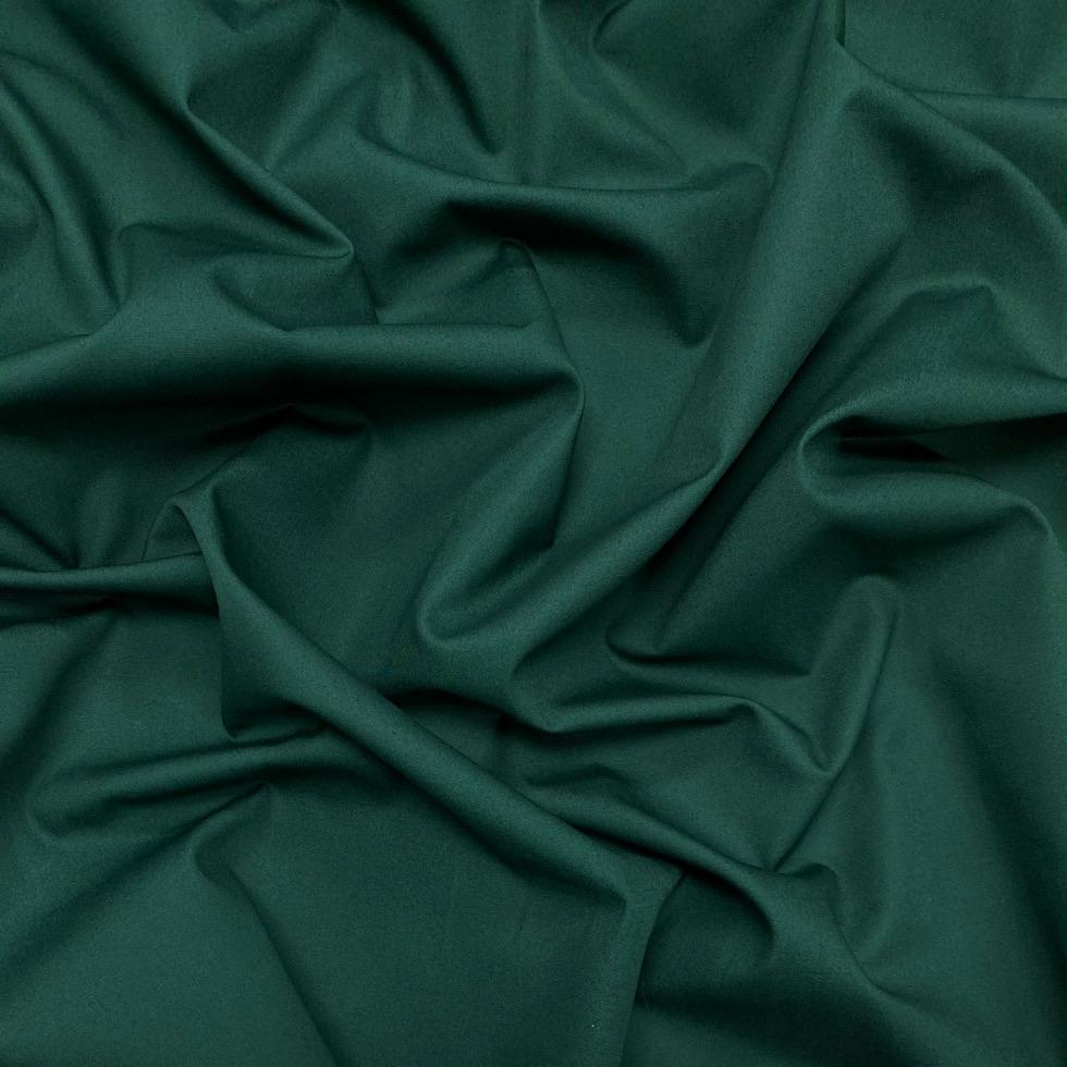 Bottle Green Plain Rose & Hubble Cotton Poplin Fabric (Wholesale)