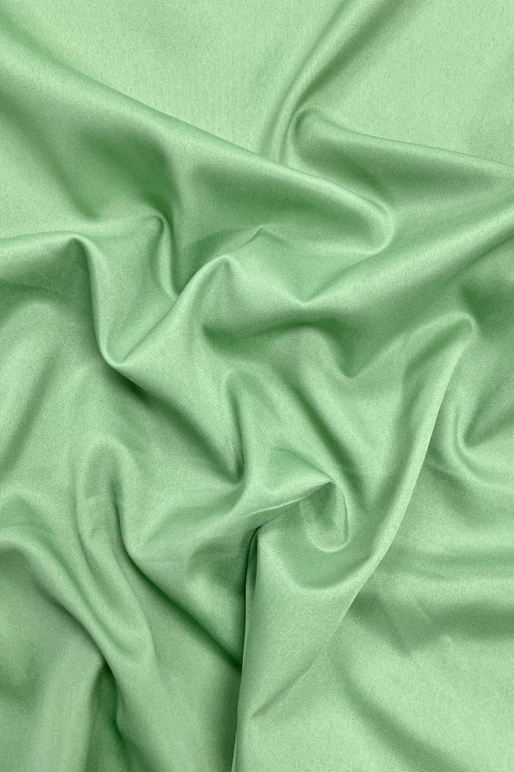 Sage Green Plain Smooth Crepe Polyester Fabric (Wholesale)