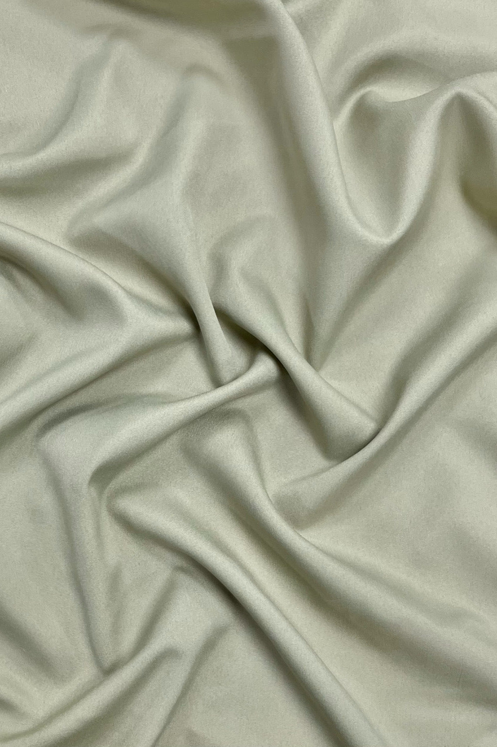 Taupe Plain Smooth Crepe Polyester Fabric