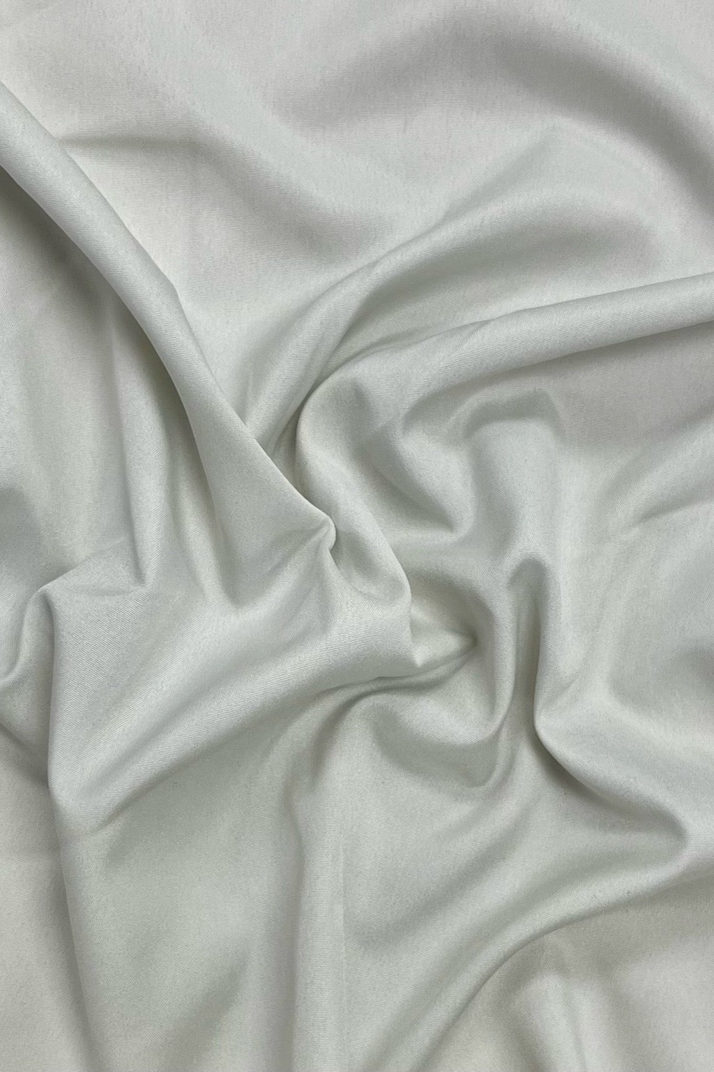 Pastel Grey Plain Smooth Crepe Polyester Fabric (Wholesale)