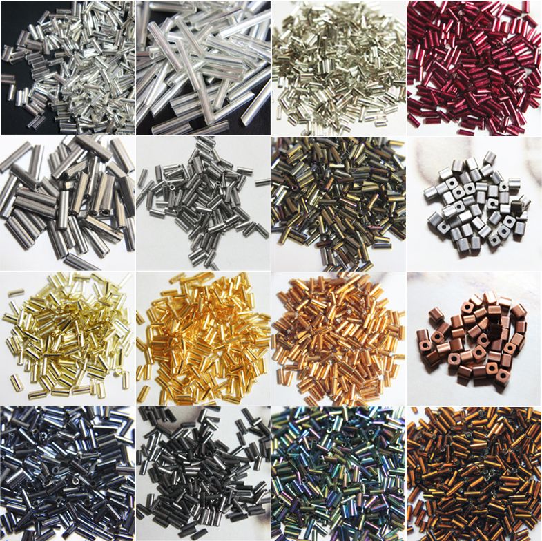 Black Bugle Pipe Beads (Wholesale)