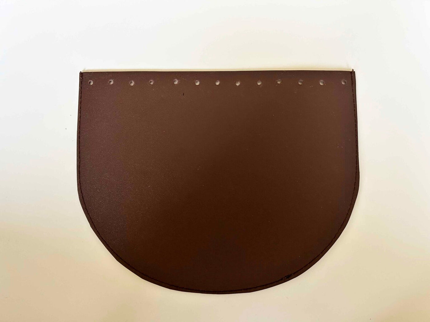 Black & Brown Artificial Leather Bag Flap