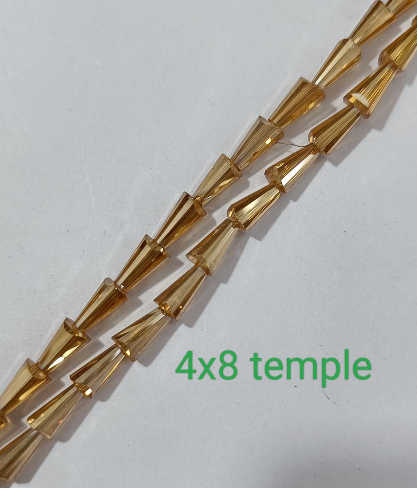 Golden Temple Crystal Beads