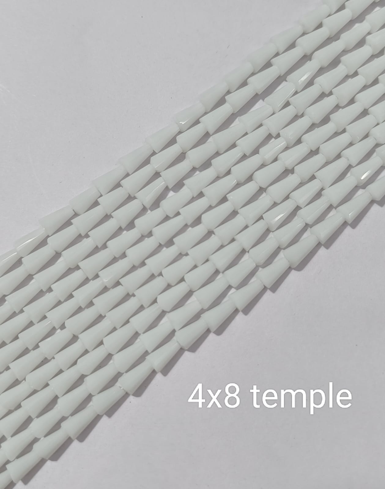 White Temple Crystal Beads