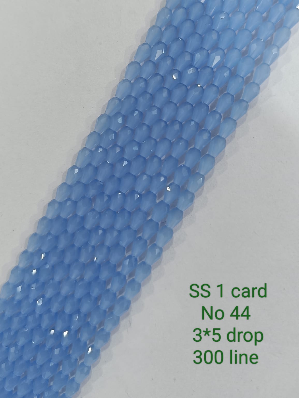 Blue Drop / Briolette Crystal Beads