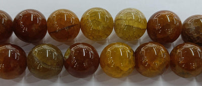 Yellow & Brown Banded Agate Stones