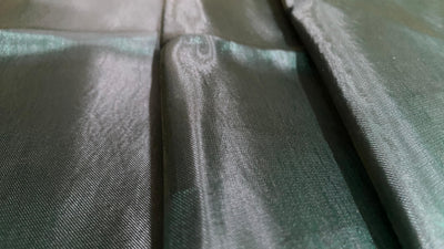 Bottle Green Jimmy Chu Organza Heavy Silk Fabric