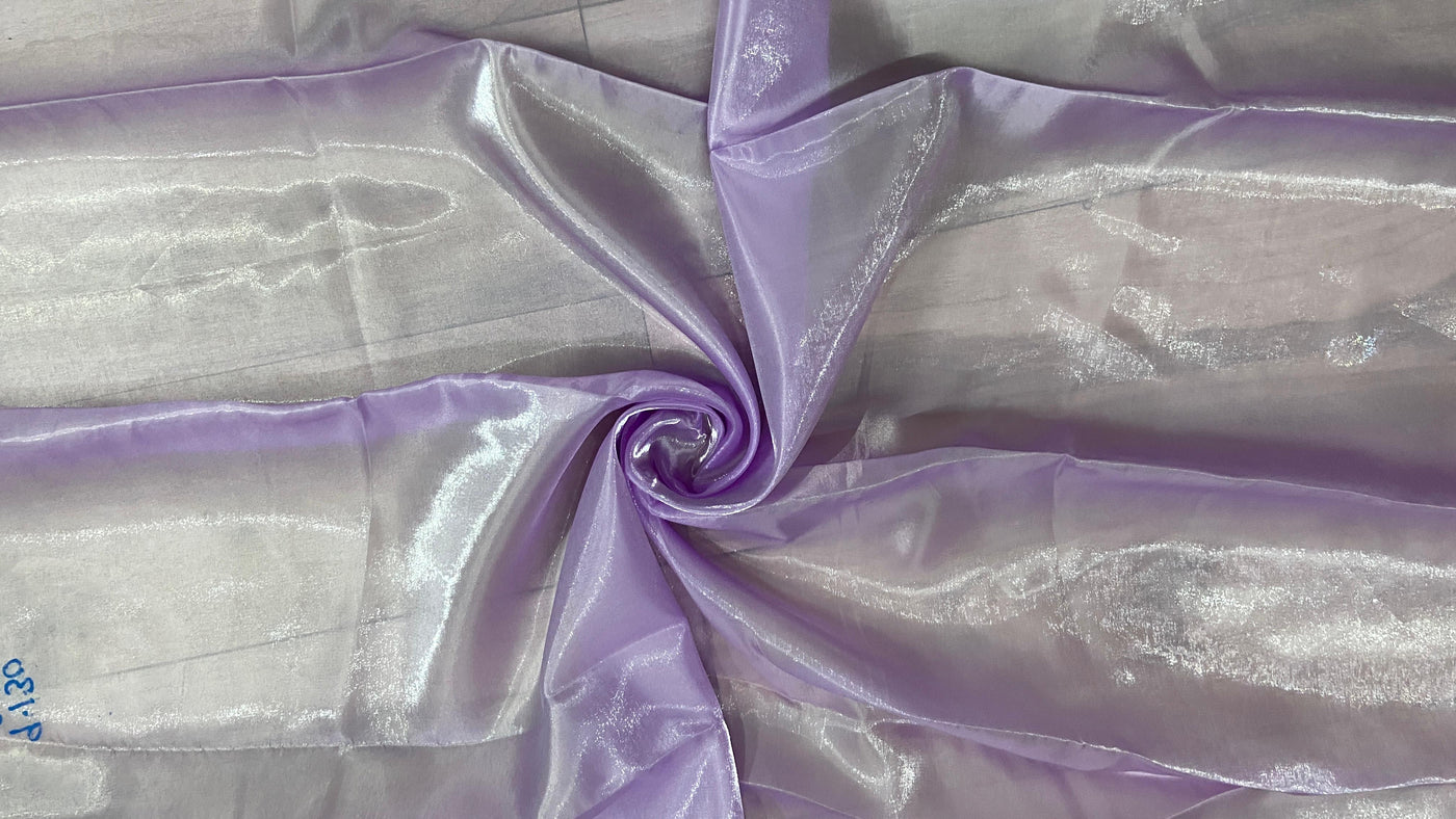 Lavender Jimmy Chu Organza Heavy Silk Fabric
