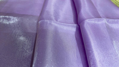 Lavender Jimmy Chu Organza Heavy Silk Fabric