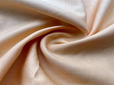 Peach Plain Premium Linen Fabric (Wholesale)