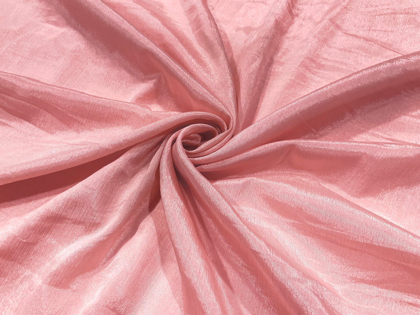 Blush Pink Plain Chinon Chiffon Fabric