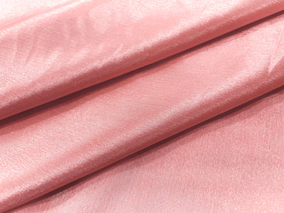 Blush Pink Plain Chinon Chiffon Fabric