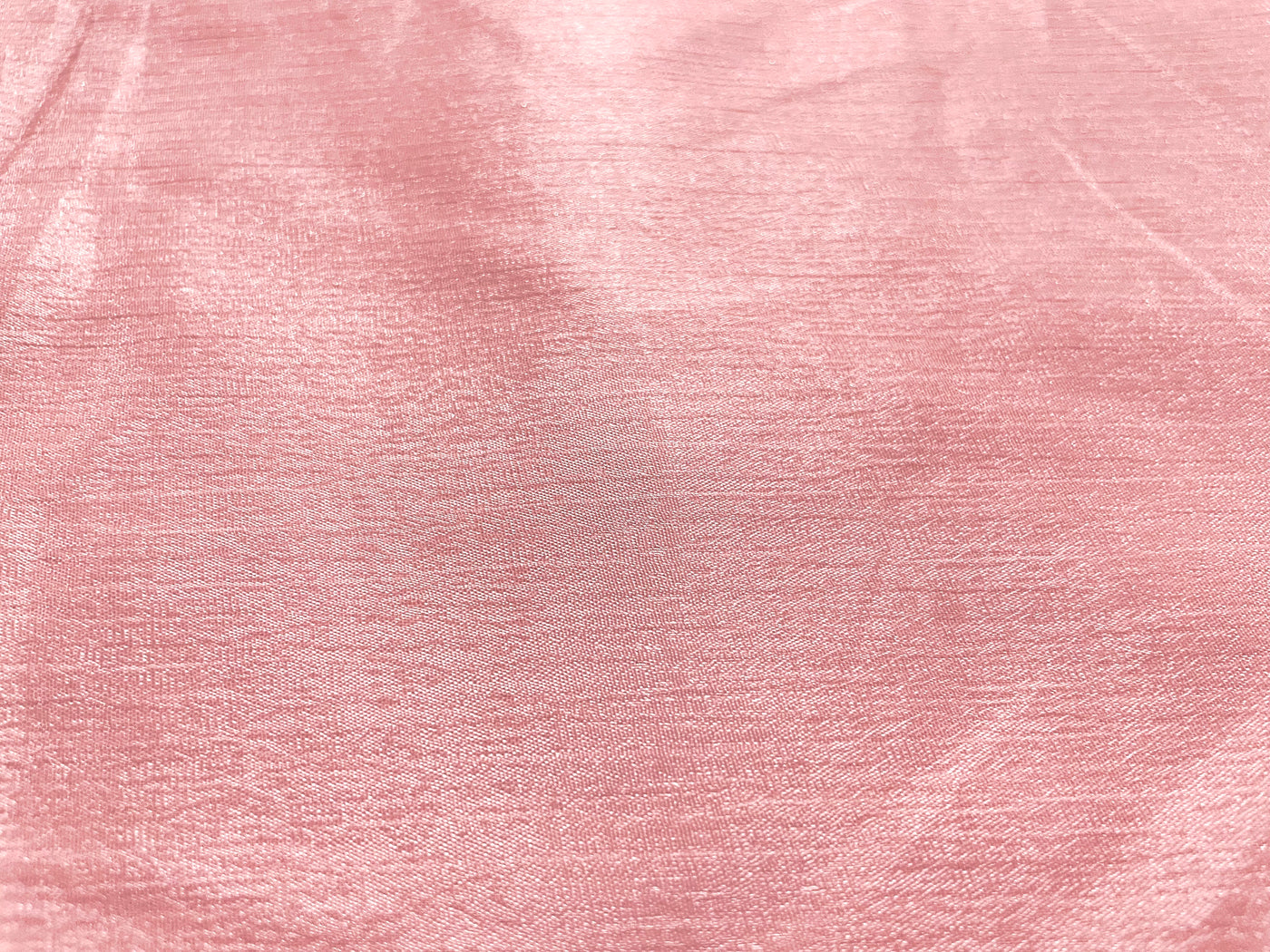 Blush Pink Plain Chinon Chiffon Fabric