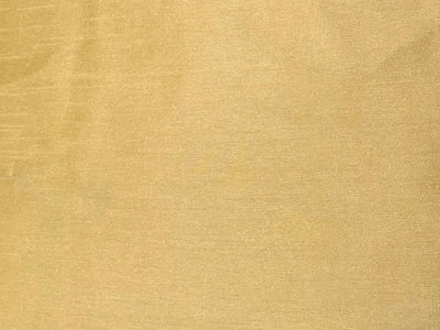 Creamy Yellow Plain Bangalore Raw Silk Fabric