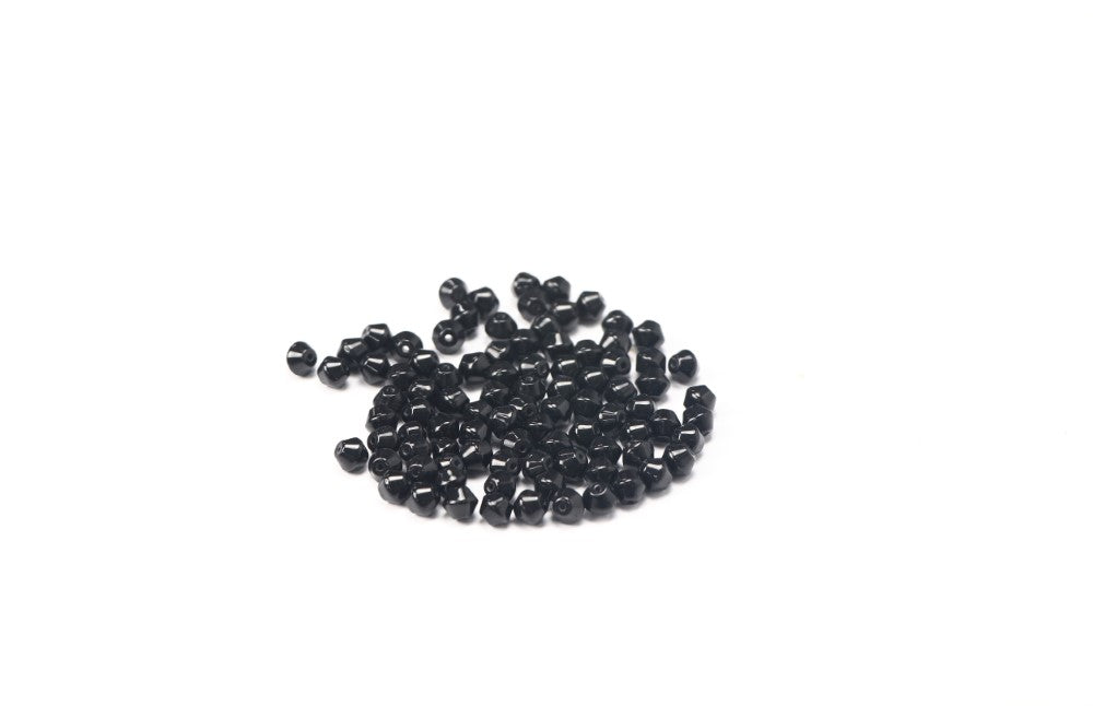 Black Bio-Cone Glass Beads