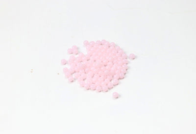 Pink Round Glass Beads