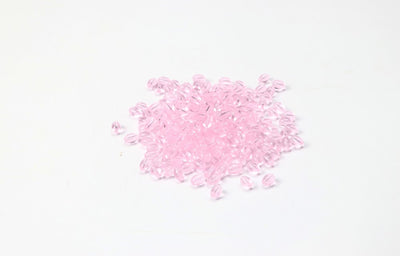 Pink Oval Glass Bead