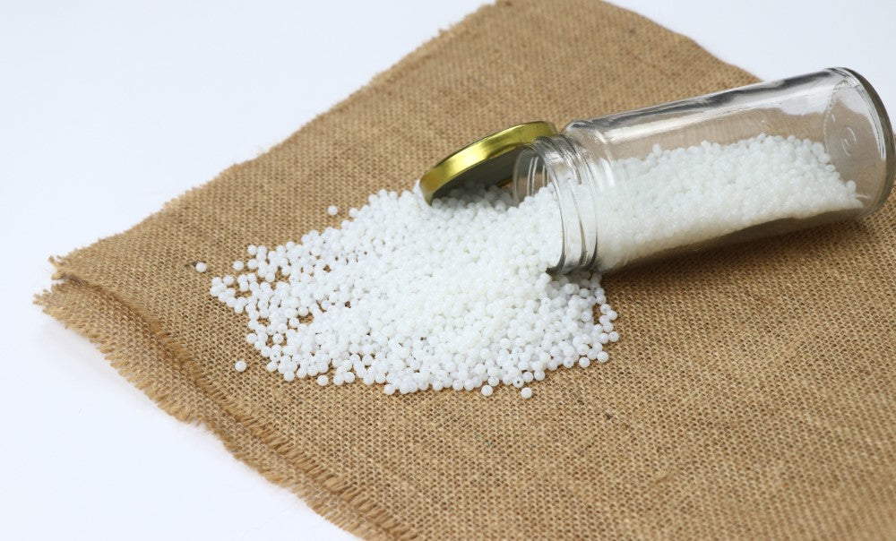 White Round Glass Bead