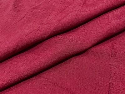 Maroon Plain Chinon Chiffon Fabric