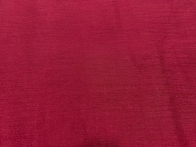 Maroon Plain Chinon Chiffon Fabric