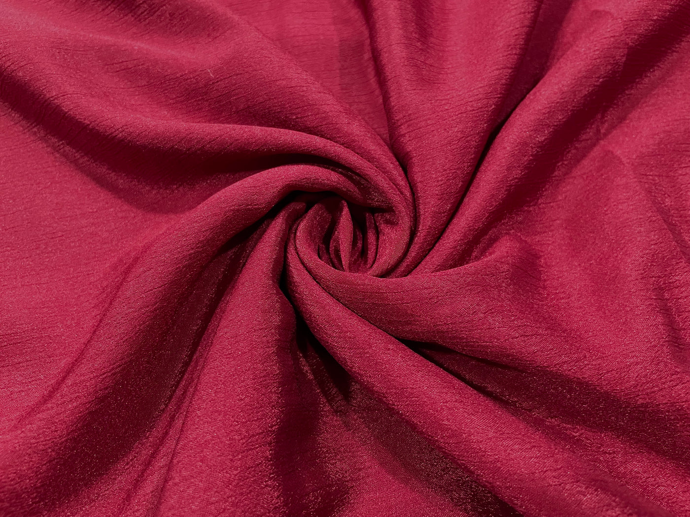 Maroon Plain Chinon Chiffon Fabric