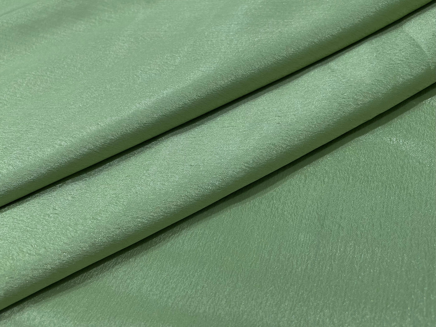 Pista Green Plain Chinon Chiffon Fabric