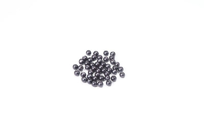 Black Round Glass Bead