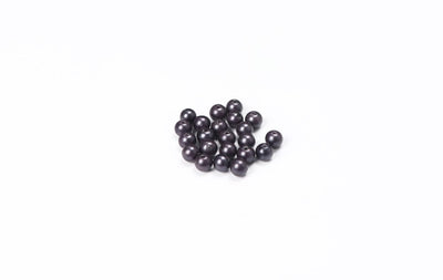 Black Round Glass Bead