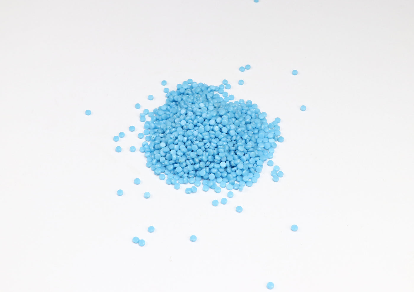 Fancy Czech Glass bead flat Round