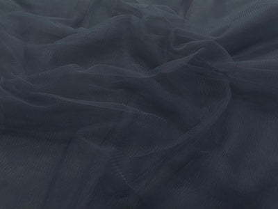 Gray Plain Soft Net Fabric