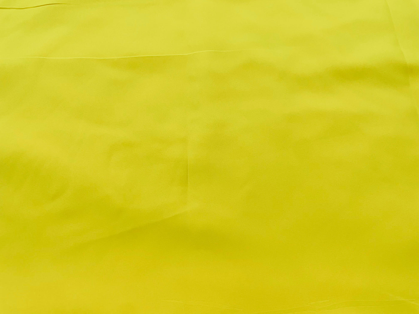 Yellow Plain Butter Crepe Fabric