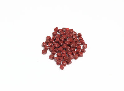 Faceted Burgundy Czech Glass Beads