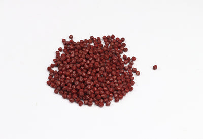 Dark Red Czech Glass Beads