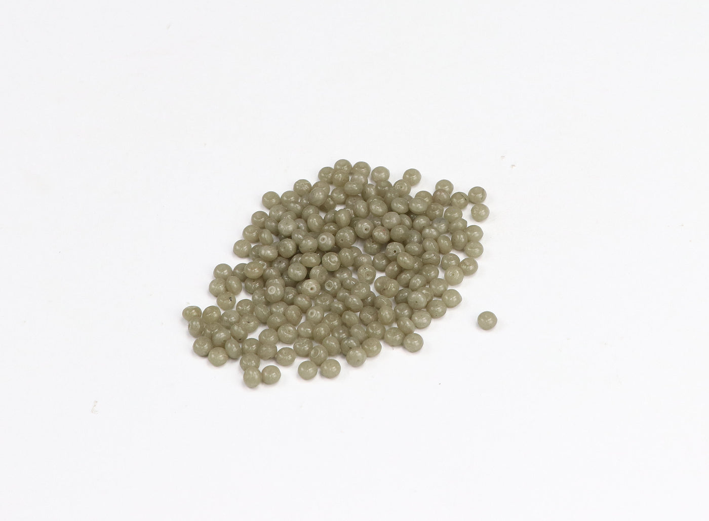 Gray Czech Czech Glass Beads