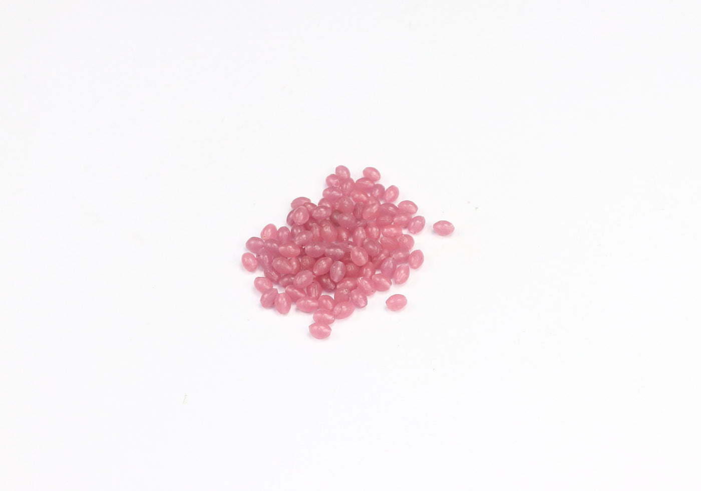 Oval Pink Czech Glass Beads