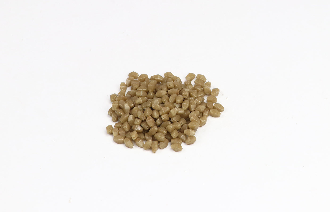 High-Quality Brown Pressed Czech Glass Beads