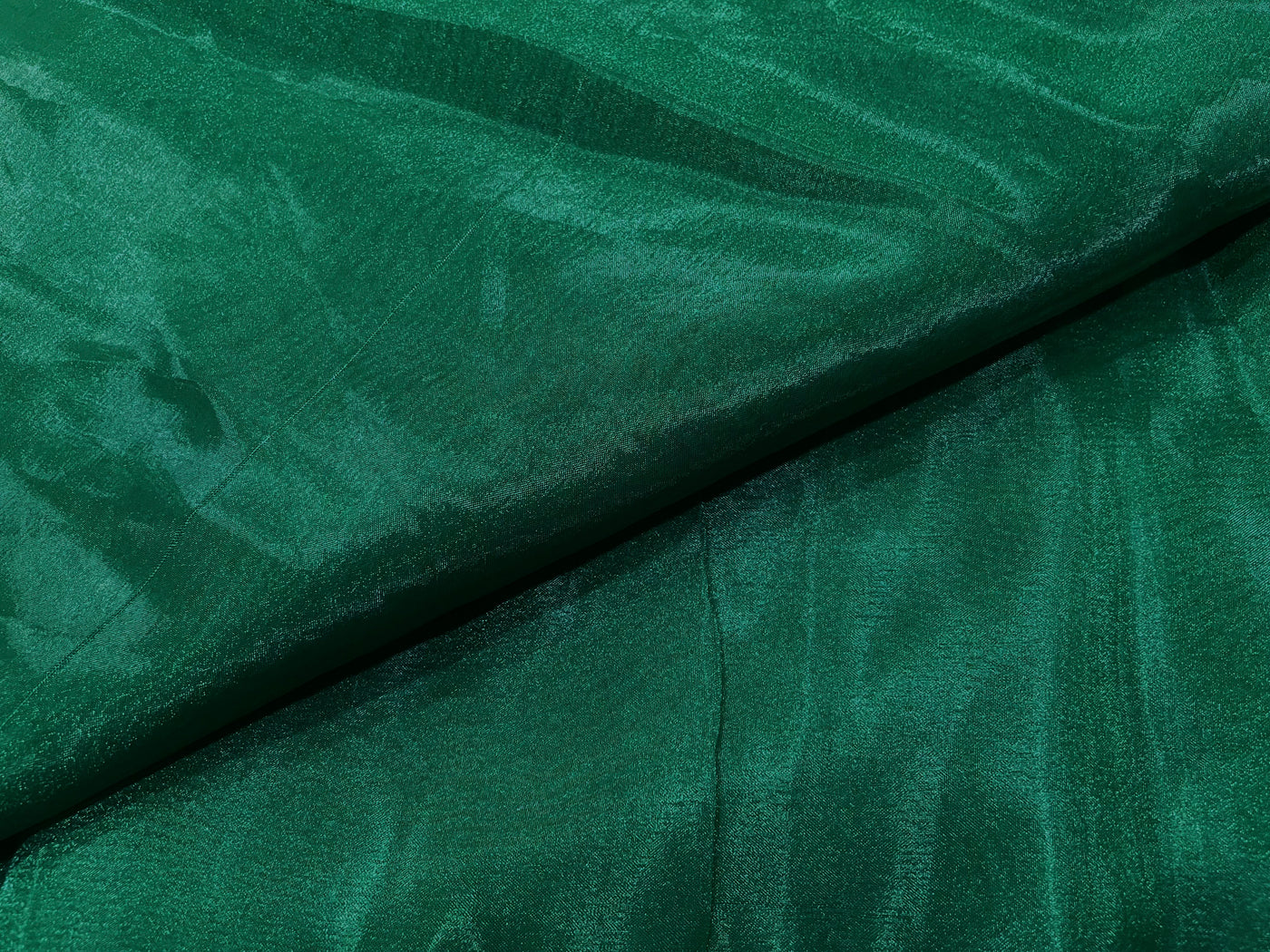 Green Plain Organza Fabric