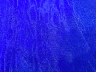 Royal Blue Plain Organza Fabric