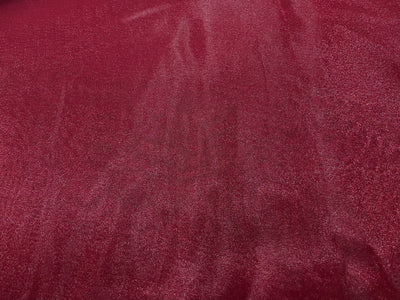 Maroon Plain Organza Fabric