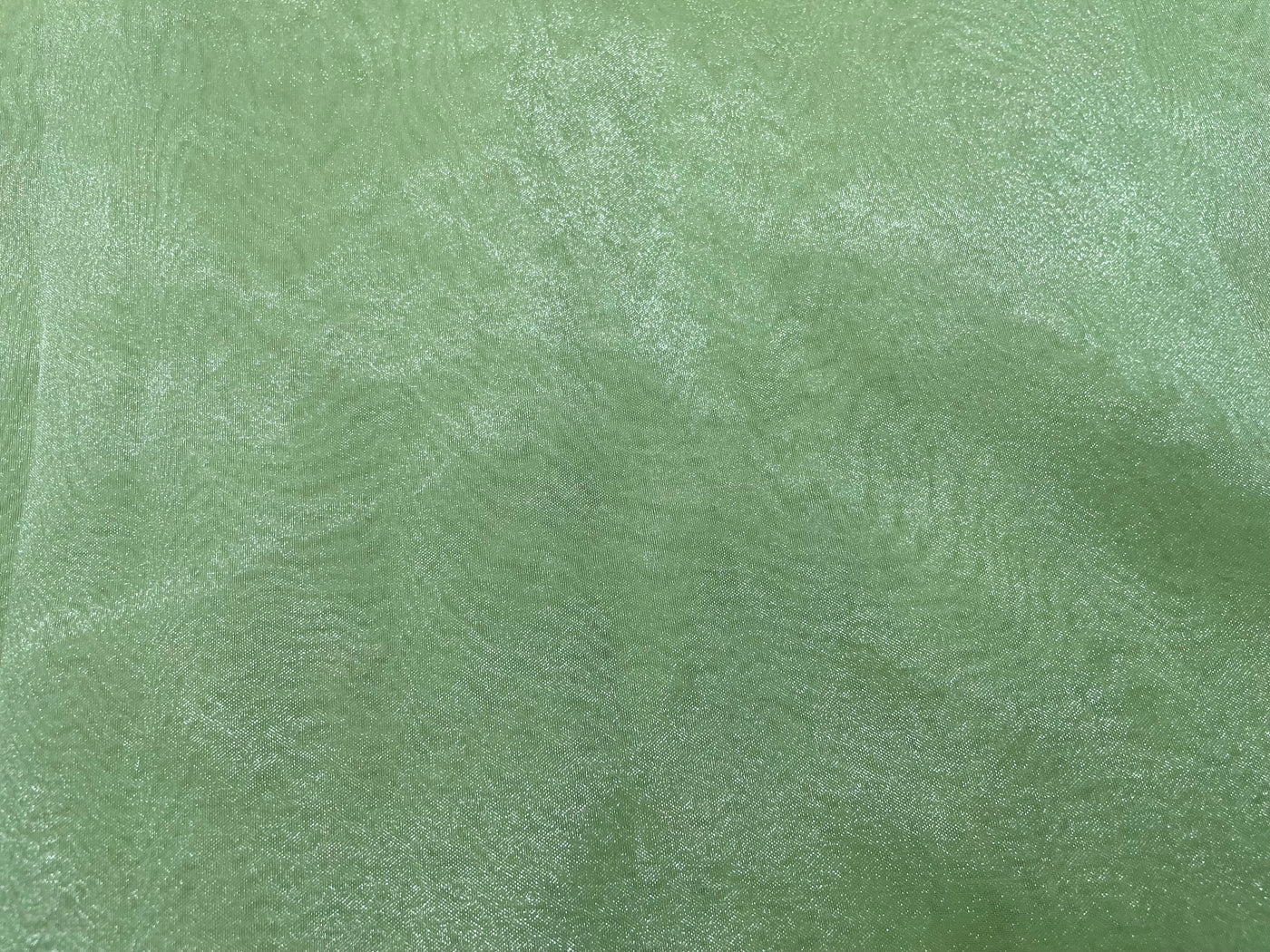 Pista Green Plain Organza Fabric